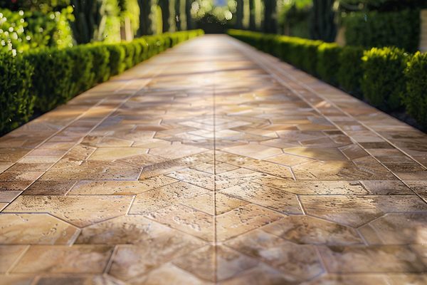 Guide des modèles de pavé travertin extérieur