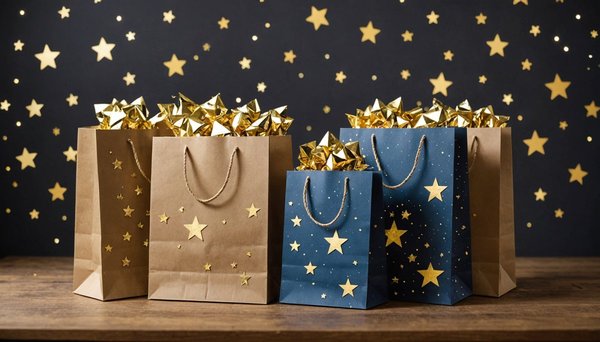 Ajoutez de la magie avec des pochettes cadeaux étoiles en carton